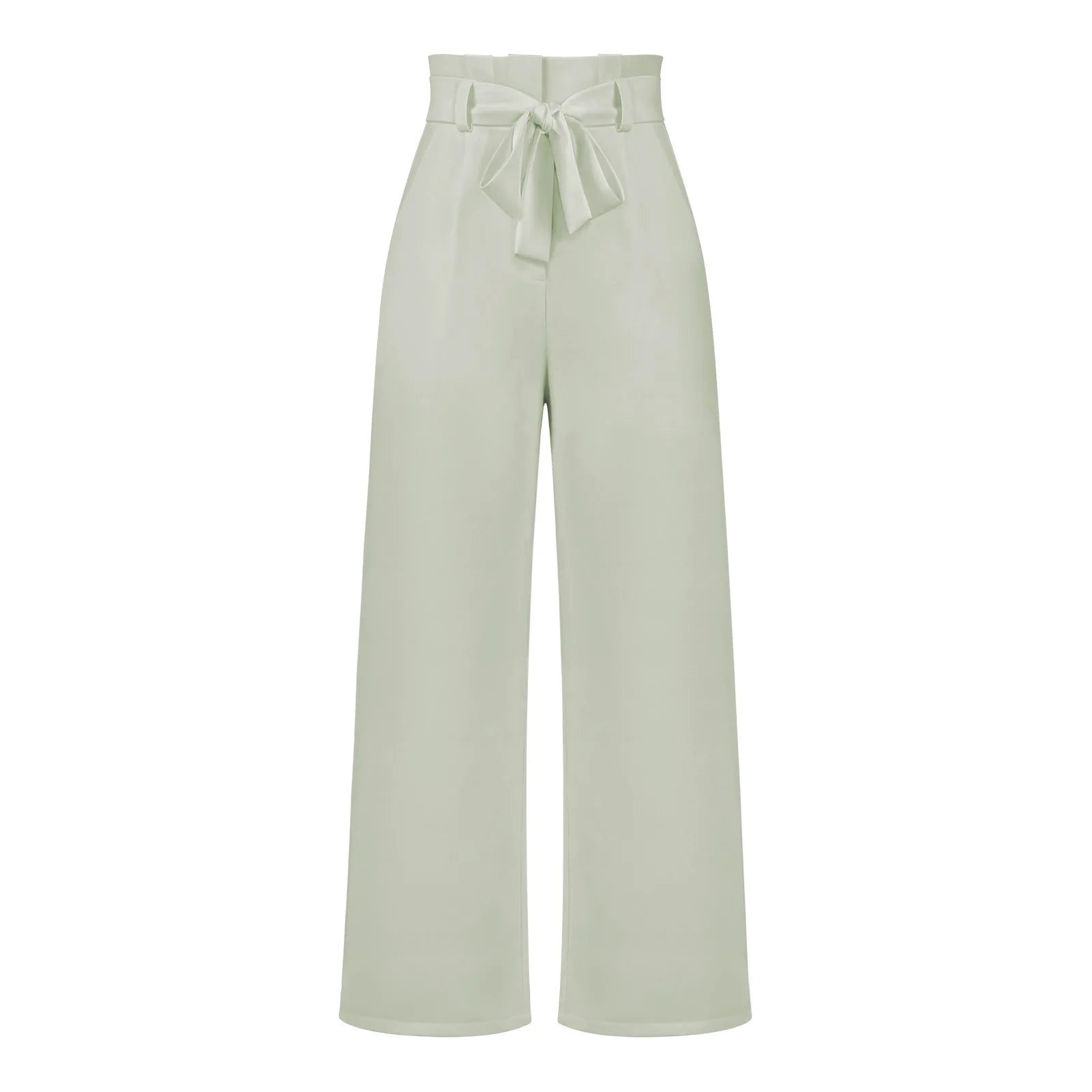 New Arrival Office Lady Trousers | Casual Versatile Wide-Leg Pants with Belt | Elegant Workwear Trousers for Summer