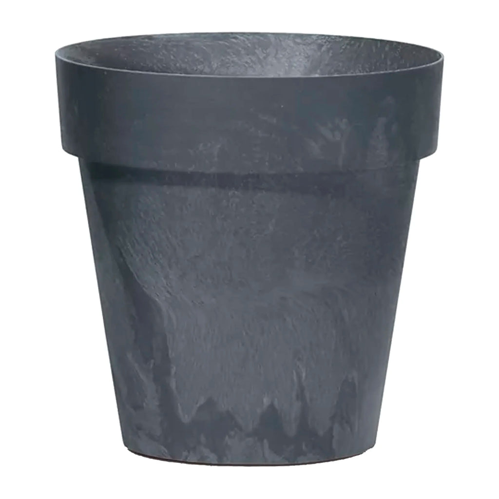 CUBE BETON EFFECT 3.5L. planter dimensions (mm) 200x200x177 Anthracite color