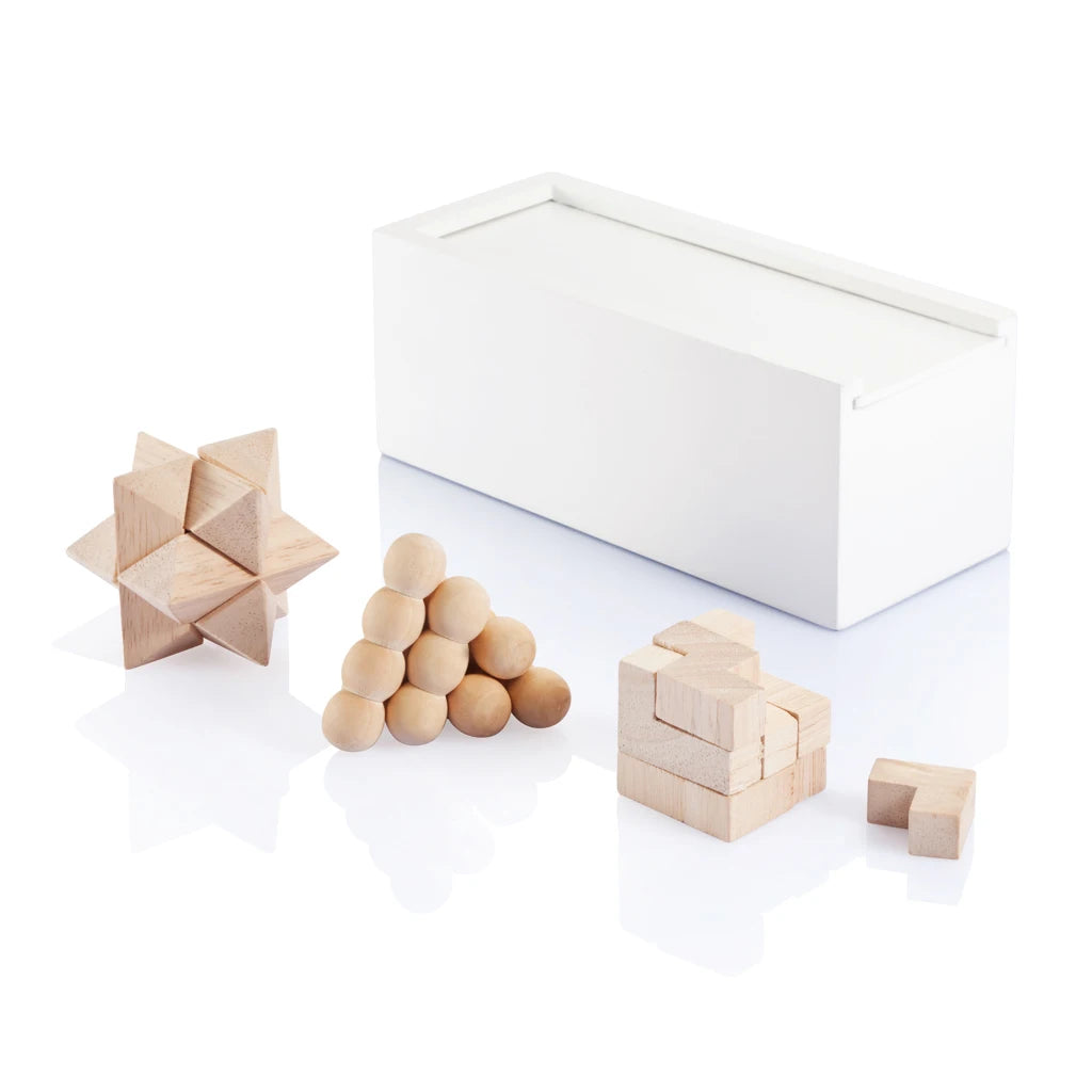 Promotional 3-Piece Puzzle Game Gift Set FSCÂ® Certified