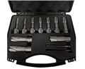 12PCS TCT Hole Saw Set Alloy Hole Saw TCT Annular Cutter Magnetic Hollow Core Drill Bits Hard Annular Cutter Set