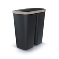 KEDEN 45L Waste Bin with 2 Independent Lids