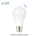 Factory Price A60 Daylight PIR Motion Sensor LED Bulb 12W 1150LM 6500K Auto On/Off Sensor B22 AC230V Bulb CE UKCA Certified