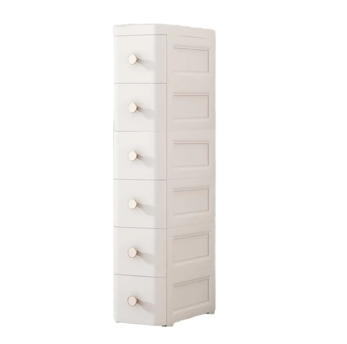 Modern Heavy Duty Plastic Folding Storage Cabinet With Silent Wheels Modular 5-Tier Wardrobe Organizer for Professional Home