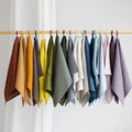 Top Selling Eco-Friendly Linen Fabric Table Cloth Napkin Solid Color Handmade Printed for High End Restaurant Wedding Modern