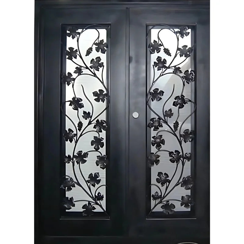 Trusted Door Manufacturer's Premium Steel Entrance Doors with Custom Windows Waterproof Feature for Home Style Enhancement
