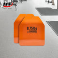 Customized Logo Premium Steel Coloful Weighted Plates 8.75 LB Pairs Curved Weight Vest Plates