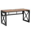 International Industrial Space-Saving Computer Desk Iron Office Furniture for Home Use