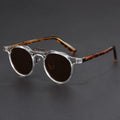 Custom Logo 2026 Retro Men Women Small Frame Sun Glasses UV400 Shades CP Pin Round Punk Sunglasses