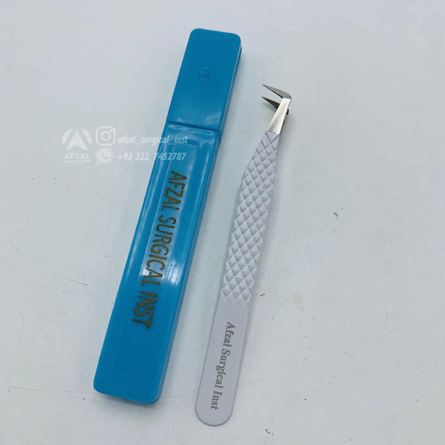Professional Japanese Sustainable Stainless Steel Eyelash Extension Tweezers white-Coated Micro Fiber Volume Private Label