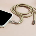 Crystal Pearl Phone Chain Gifts Bling Glitter Sling Card Pack Rope Telephone Jewelry Mobile Phone Accessories Mobile Strap