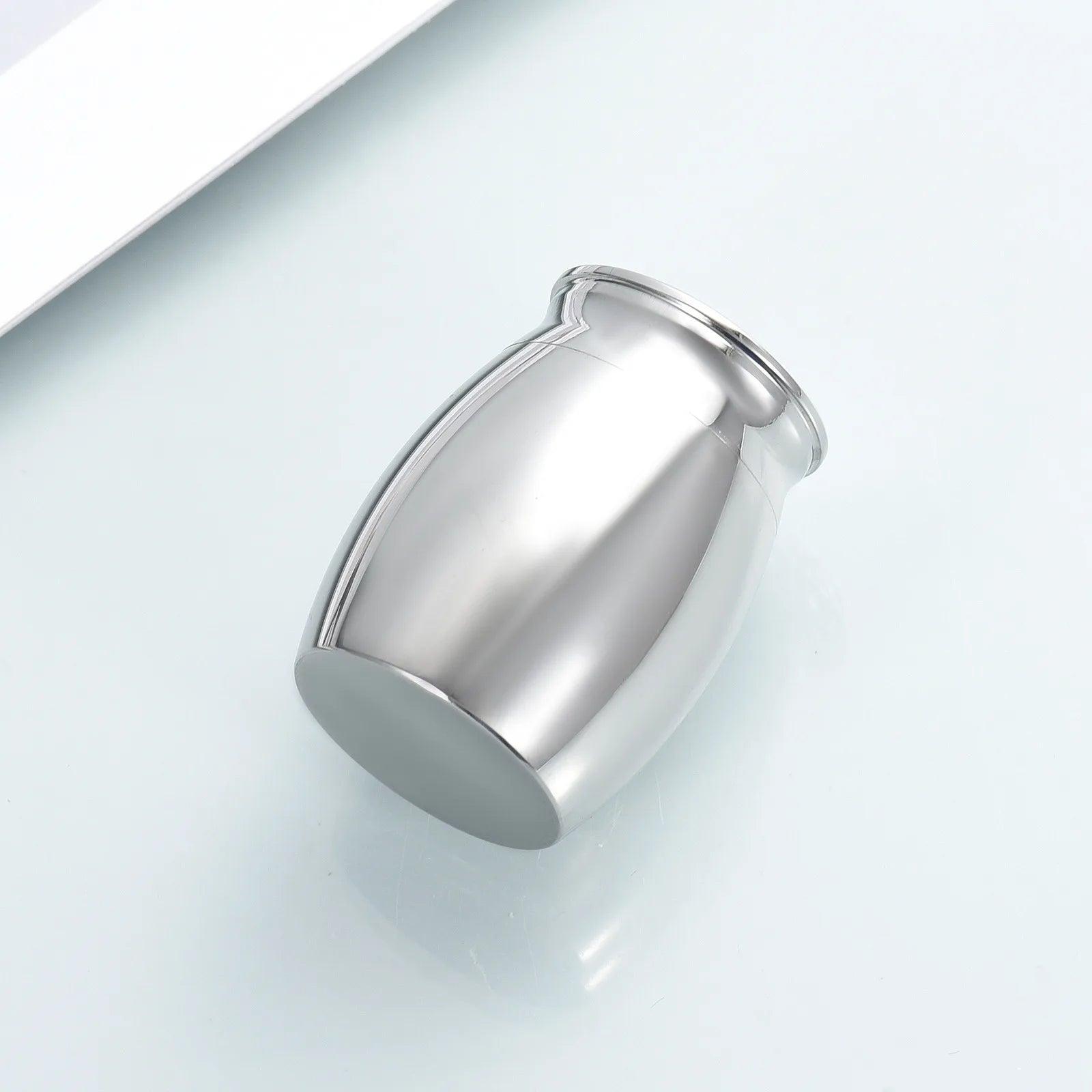 Aluminum Pet Ashes Urn with Paw Print Design Durable Waterproof Pet Memorial Container for Home Funeral Use