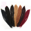 20inch Loose Deep Wave Hair Bundles Super Long Hair Extension Wavy Deep Curly Braids Crochet Hair Deep Twist Synthetic Fiber