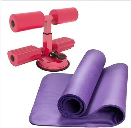 Adjustable Home Gym Sit-Up Bar With Suction Base Abdominal Workout Assistant for Floor  Portable Fitness Tool