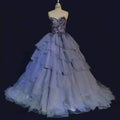 8332 2022 New Product Elegant Applique Lace Long Strapless Straps Party Evening Gown for Woman MegaBDM