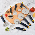 Household Multi Baking Tools Croissant Wheel Dumpling Plastic Dough Roller Pastry Cutter