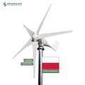 SMARAAD 1000W Wind Turbine with MPPT Controller 12V 24V 48V Home Use Wind Power System EU Warehouse"