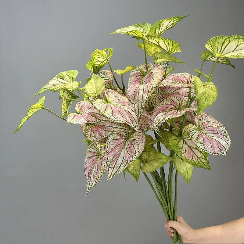 Hot Selling Handmade Realistic Greenery Artificial Leaves Indoor Home Pot Arrangement-Mother's Day Graduation Christmas Decor