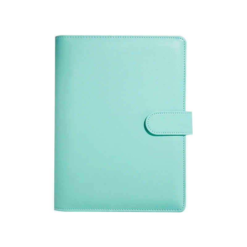 Soododo Cute A5 Student Prize Notepad Macaron Printed Soft Leather Loose-leaf Ledger Thread Sewing & Saddle Stitching Wholesale