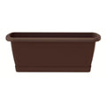 Respana plastic planter in brown color 49 (length) x 18.4 (width) x 14.5 (height) cm