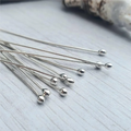 GP US Ball Headpin End Headpins 925 Silver Permanent Jewelry Chains Making Accessories Color-preserving Ball Head Pins Wholesale