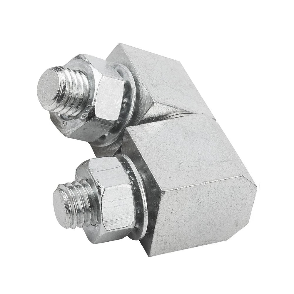 Heavy Duty Version Galvanized Steel Screw-on 3-part Square Hinge for Surface Mounted Door