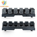 6x60W 4-in-1 LED DJ Effect Light RGBW for Moving Head Beam with Motorized Zoom and DMX512 Control for Nightclubs