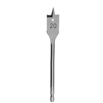 17PCS Carbon Steel Spade Drill Bit Set Flat Paddle Bits Hex Shank for Woodworking Carpenter Hole Cutter 6-25mm