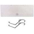 RATO CASE W balcony planter dimensions (mm) 580x180x195 color White