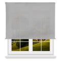 Well Home Plain Translucent Roller Blind - Grey 180 x 120cm (width x length)/Fabric size 177 x 115cm