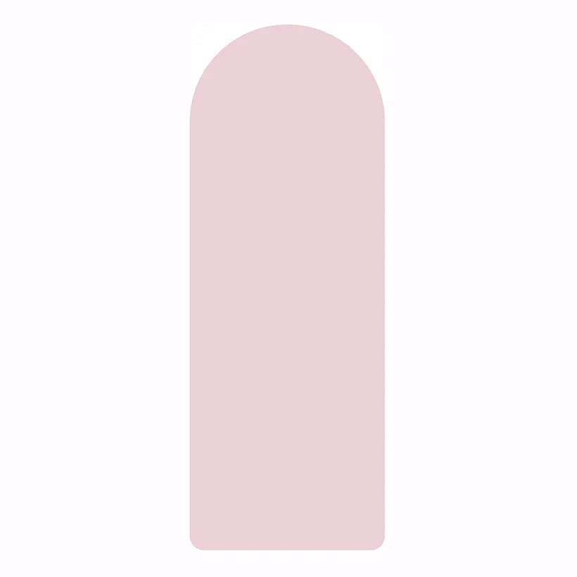 Sansd Eco Friendly Pu Yoga Mat Pink Custom Logo Rubber Custom Logo Anti Slip Oval Arched Curve Mat Yoga Mat