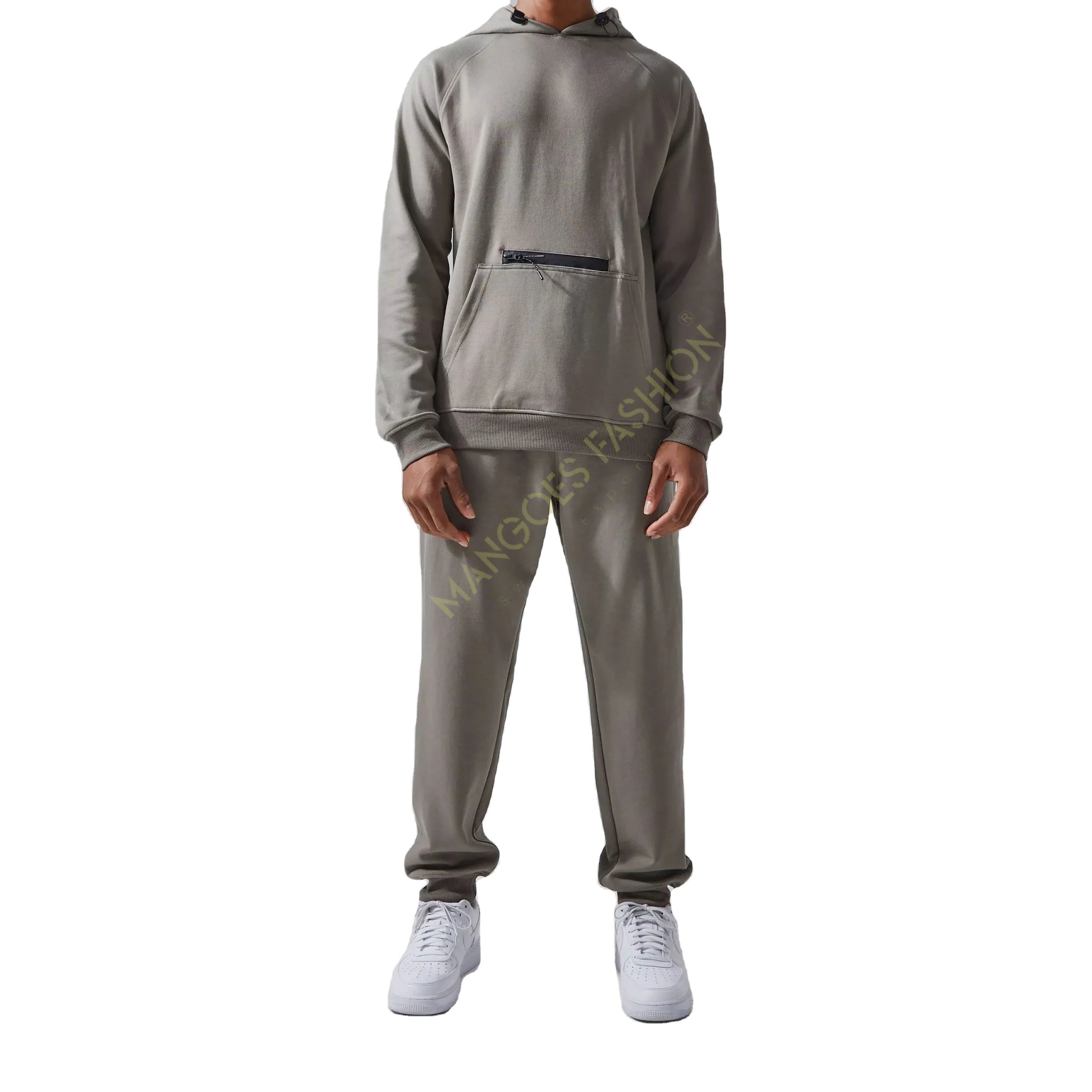 Wholesale Customized Color Embroidered Breathable Casual Men's Drawstring Hoodie Jogger 2-in-1 Printed Tracksuits Winter 100%