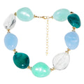 Fenyi Wholesale Fashion Vintage Punk Exaggerated Acrylic Beaded Plastic Chain Necklace  Design Jewelry Women