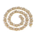 Wholesale Christian Fashion Jewelry Silver Plated Brass Zircon Charm Necklace Unisex Gift