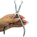7.5-Inch Microlink Hair Extension Pliers Stainless Steel Professional Tool for Nano & Micro Bead Opening & Tightening pliers