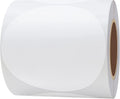 Reusable Round Shape White 3 Inch Color Coding Garage Yard Sale Stickers 350 Pieces Easy Write Perforate Permanent Labels
