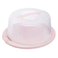 Round container for storing and transporting cakes Nordic pink