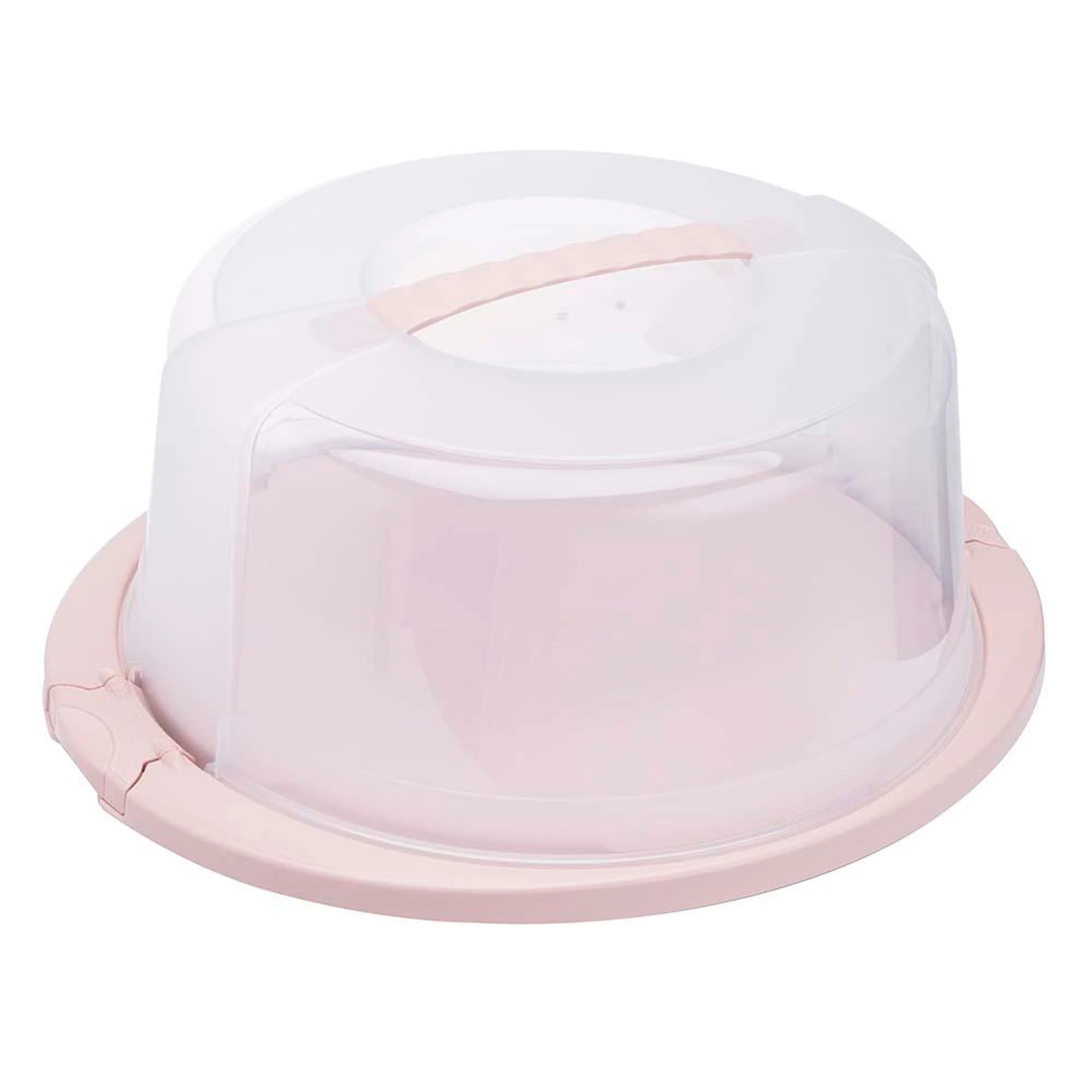 Round container for storing and transporting cakes Nordic pink