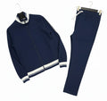 Customized Sporty Printed Two Piece Clothing Set Hooded Top Elastic Waist Bottom Breathable Quick Dry Lightweight Daily Comfort