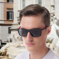 2024 Fashion Lightweight Rectangle Classic Sport Sunglasses Outdoor Sunglasses Polarized Sunglasses