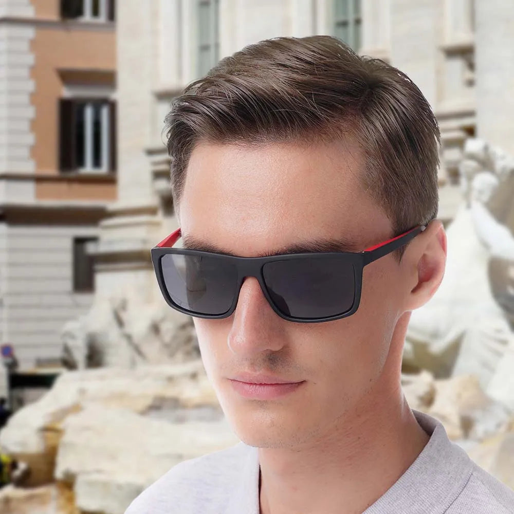 2024 Fashion Lightweight Rectangle Classic Sport Sunglasses Outdoor Sunglasses Polarized Sunglasses