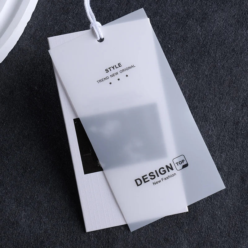 High Quality Clothing Hand Tags for Clothes Label Garment Hangtags Design Custom Swing Tags