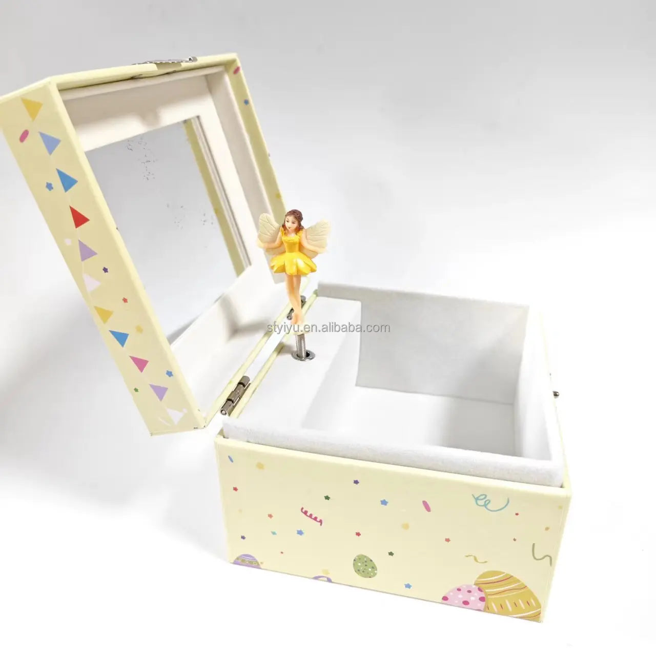 Hot Sales Rotating Swan Jewelry Storage Toys Children's Music Boxes Hand Crank Jewelry Storage Music Box for Girl Toys