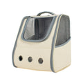Comfortable Sustainable Outdoor Dog Pet Carrier Backpack Oxford Zipper Closure Recycled Polyester Custom Colors Logo Travel