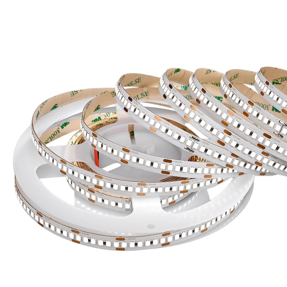 COXO Factory Outlet 2835 SMD LED Strip Lights 12V 8mm 5M 60LED/M IP20 CE RoHS for Residential Indoor Landscape Pink Strip Light