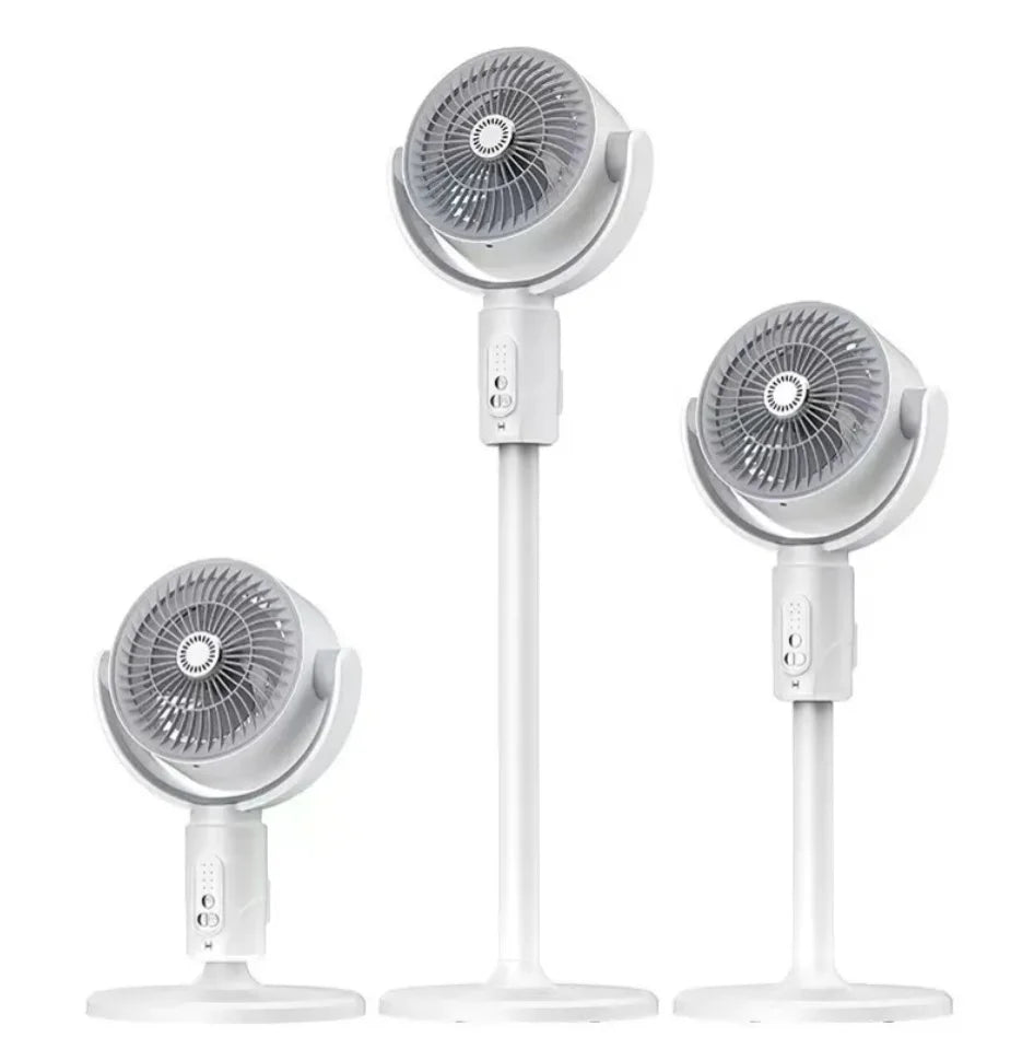 Wholesale PriceElectric Floor Fan 5 Modes Adjustable Table Tower USB 8h Timing Power Portable Circulating Floor Fan with Remote