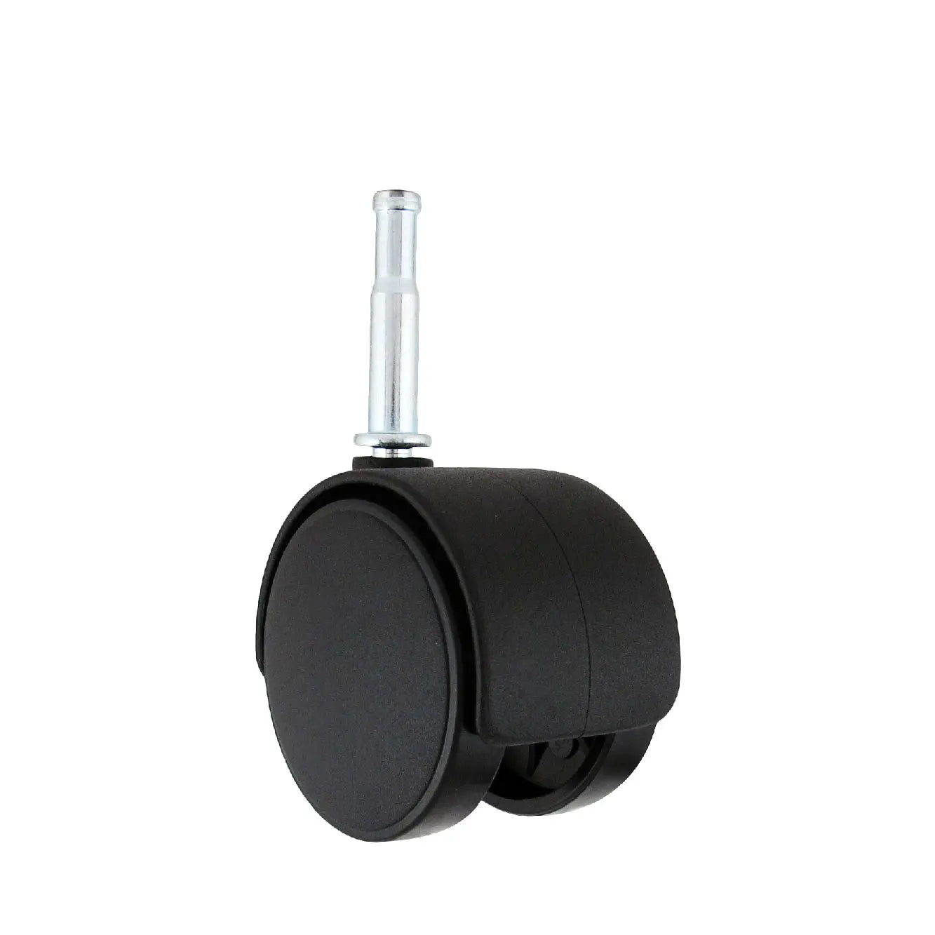 2 Inch Swivel Steel Threaded Stem Caster Wheel with Plastic Sleeve Replacement Wheel for Living Room Furniture