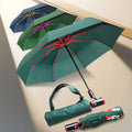 Full Automatic Open Close 3 Folding Umbrella 21 Inch 2 Fold Umbrella Auto Open  Close170t Polyester Tafetta Fabric
