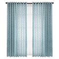 Sheer Curtains Embossed Flower Light Luxury Curtains Home Decor Voile Tulle Home Decor for Living Room Bedroom Balcony