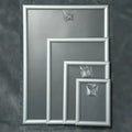 Hookei Aluminum Snap Frame White A1 A2 A3 A4 A5 A6 Poster Advertising Mirror Frame