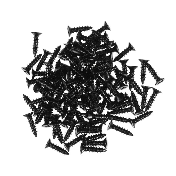 M1 M1.2 M1.4 M1.5 M1.6 M1.7 M1.8 M2 M2.2 M2.3 M2.5 M2.6 M2.6 Black Flat Head Electronic Self Tapping Small Mini Micro Screws